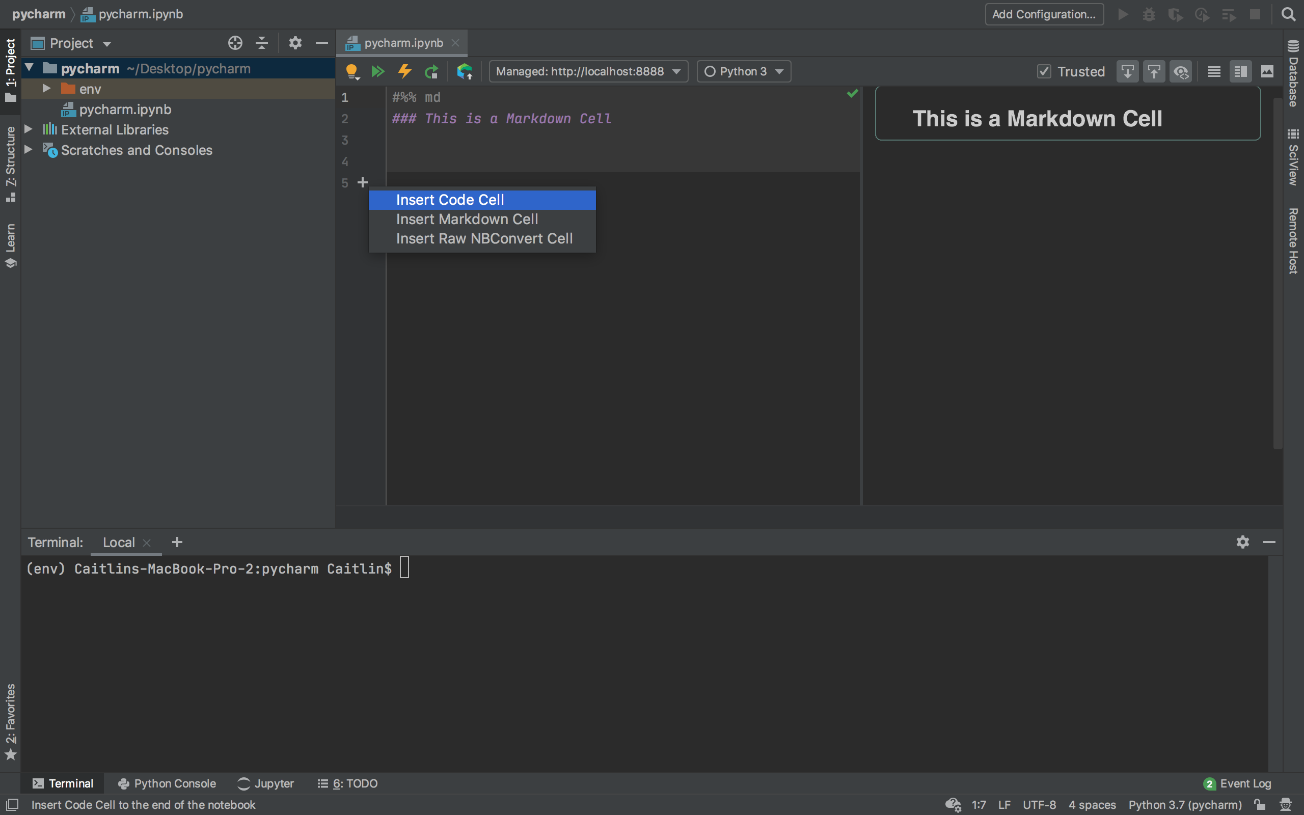 Setup Pycharm Brospeedy